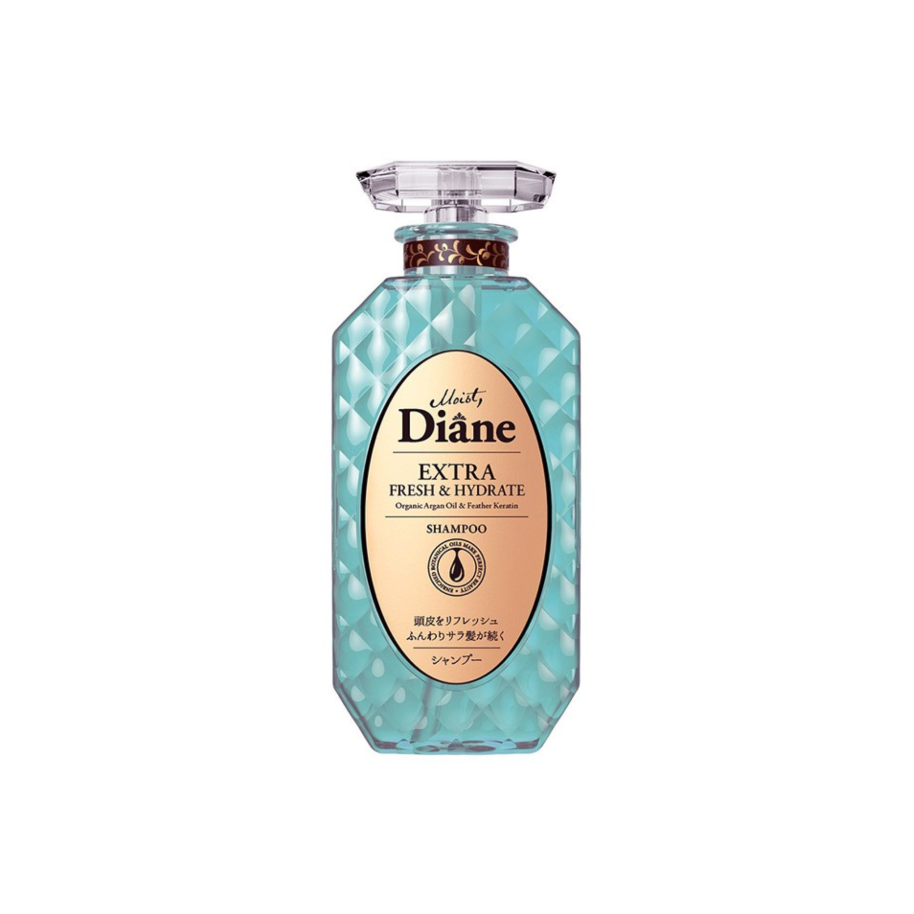 Moist Diane-*[綠色]香水貴油超清爽修護 洗頭水 450ml(4580632118374)[平行進口]